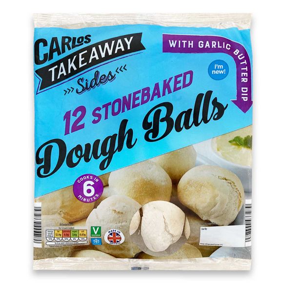 Carlos Stonebaked Doughballs 180g/12 Pack